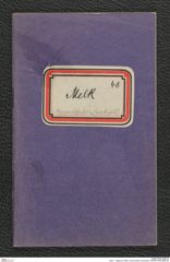 Seite 1, Tagebuch "Melk | Haumoldsten (rückwärts)" (NHMW-PRAE-BBB-48)